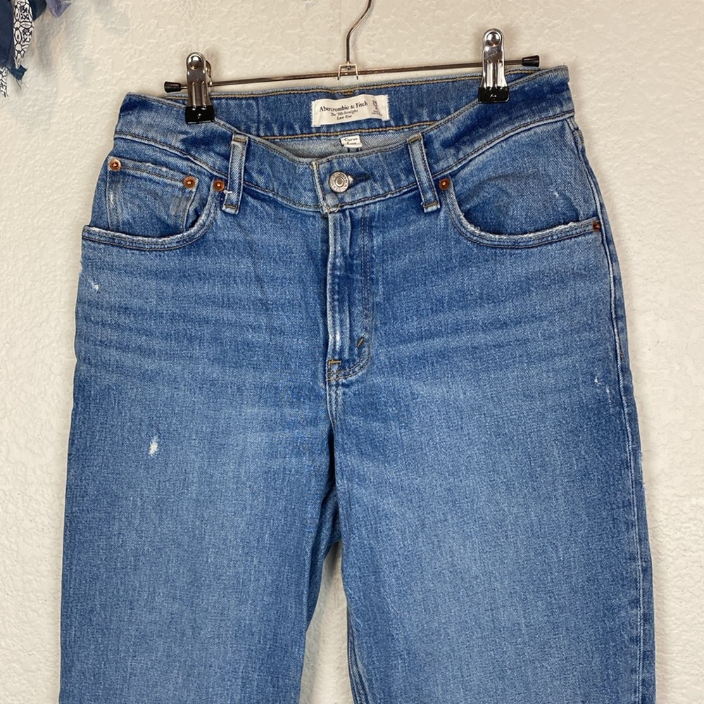 Abercrombie 90's low rise straight leg jeans - Picture 3 of 7